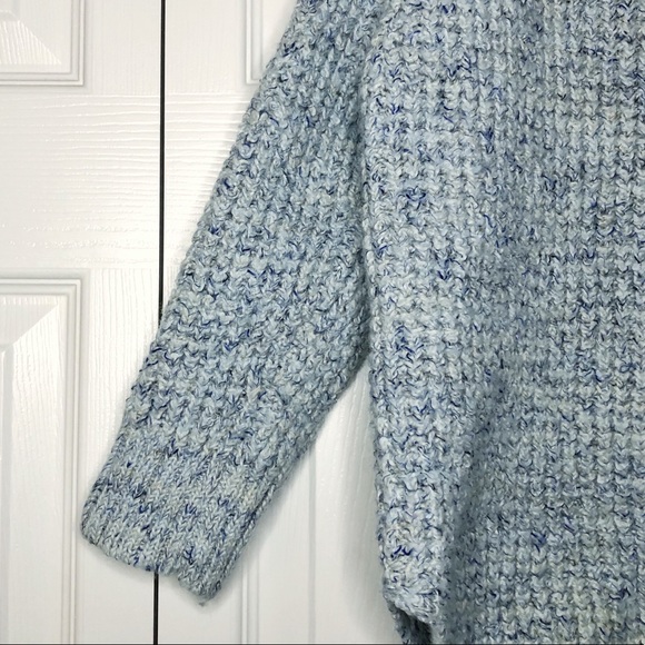 Free People Turtleneck Sweater Baby Blue Medium - Picture 7 of 8